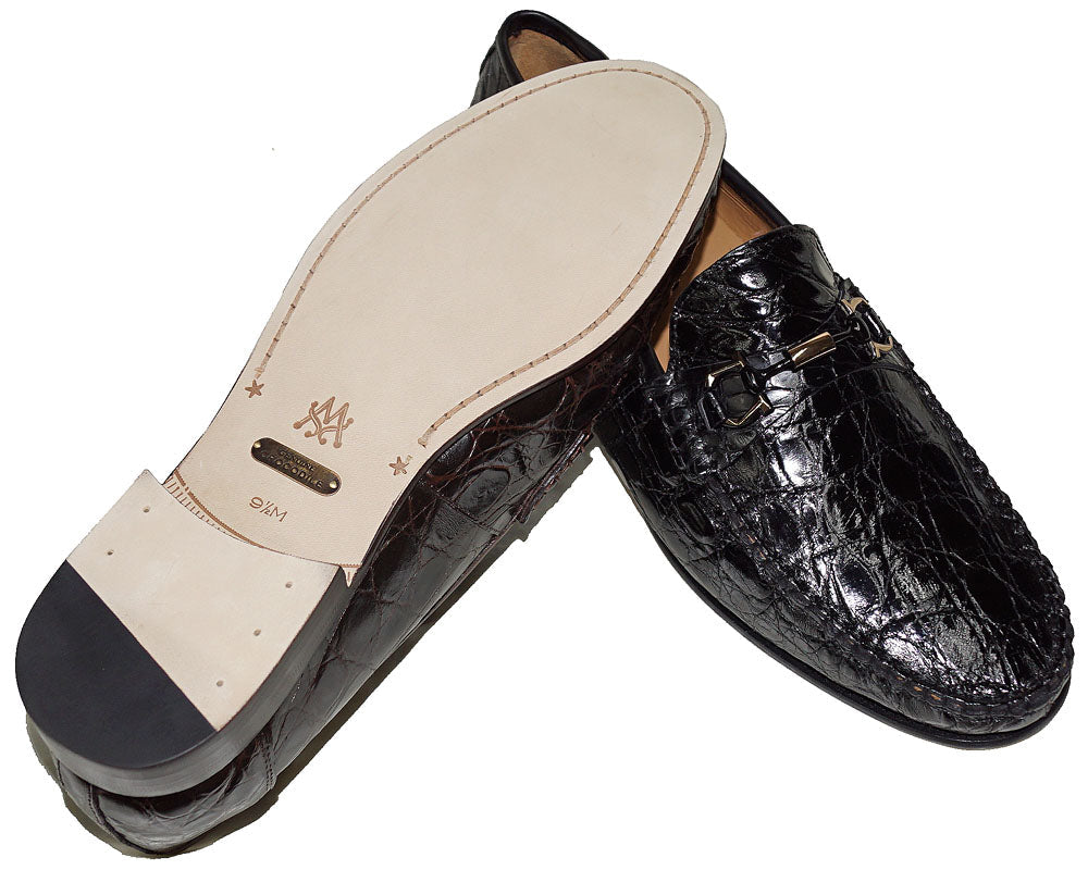 Mezlan Crocodile Slip-On Shoes # 7457