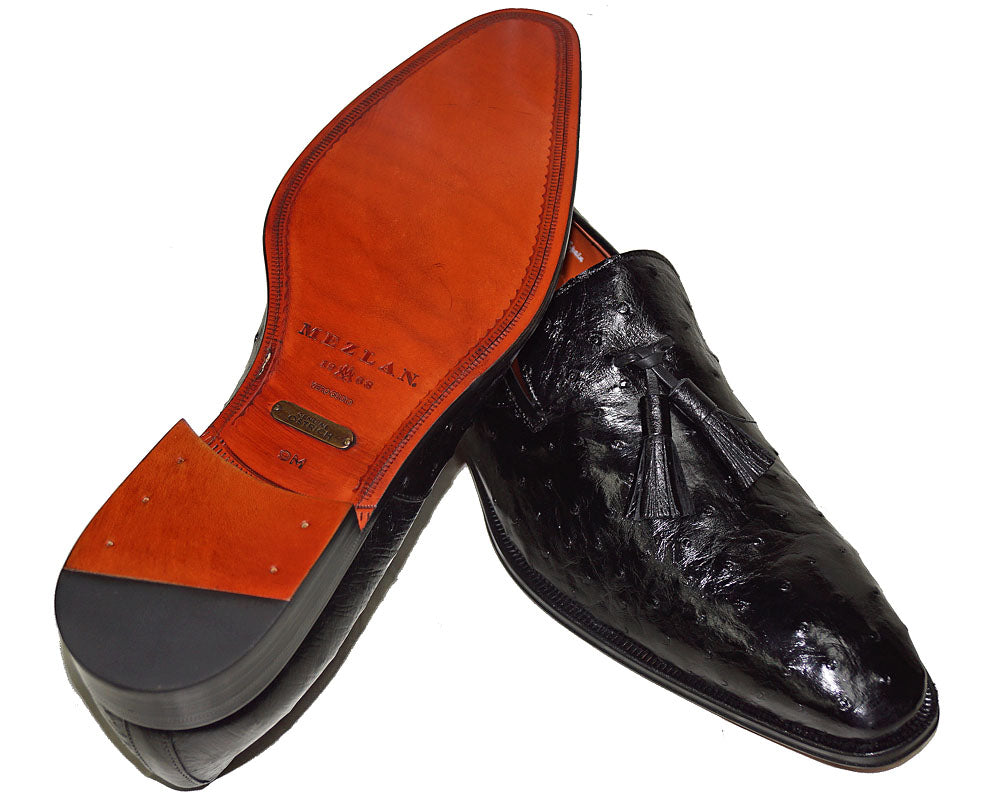 Mezlan Ostrich Slip-On Shoes # 50153