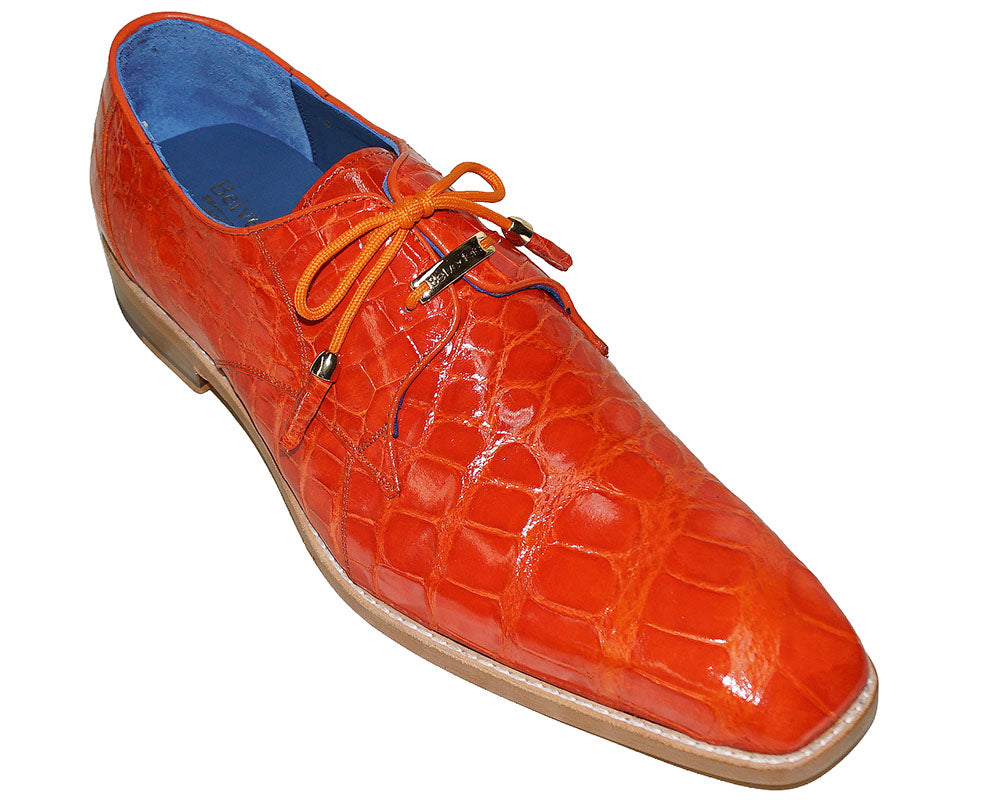 Belvedere Lace-Up Alligator Shoes 'Lago'