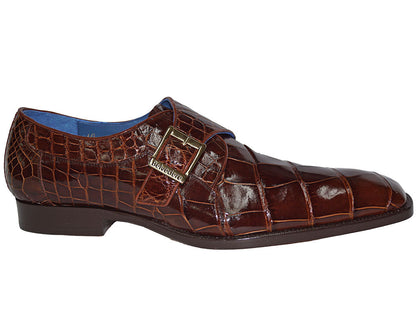 Belvedere Buckle Alligator Shoes 'Alessio’