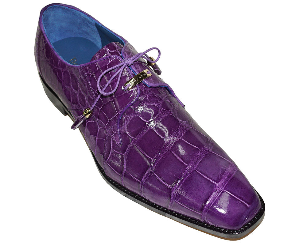 Belvedere Lace-Up Alligator Shoes 'Lago'