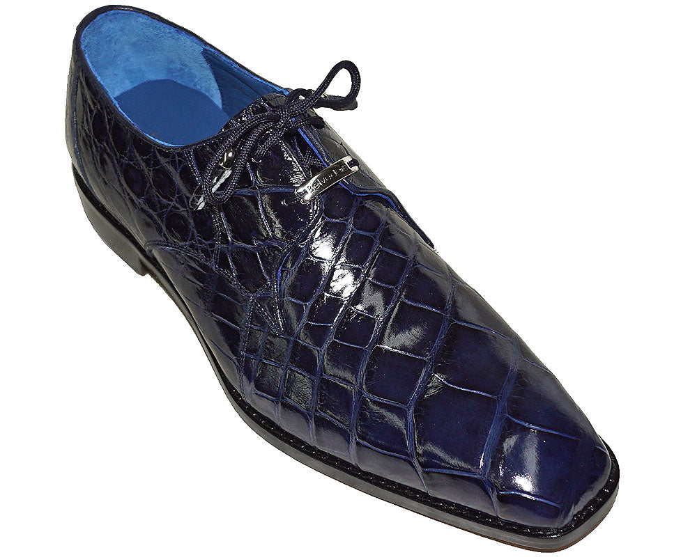Belvedere Lace-Up Alligator Shoes 'Lago'