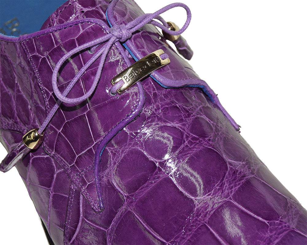 Belvedere Lace-Up Alligator Shoes 'Lago'