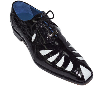 Belvedere Alligator Lace-Up Shoes 'Simon'