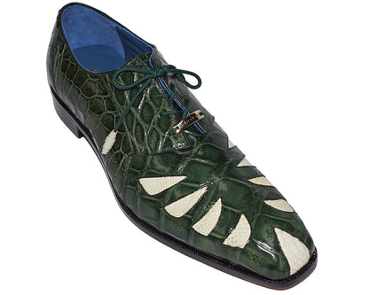 Belvedere Alligator Lace-Up Shoes 'Simon'