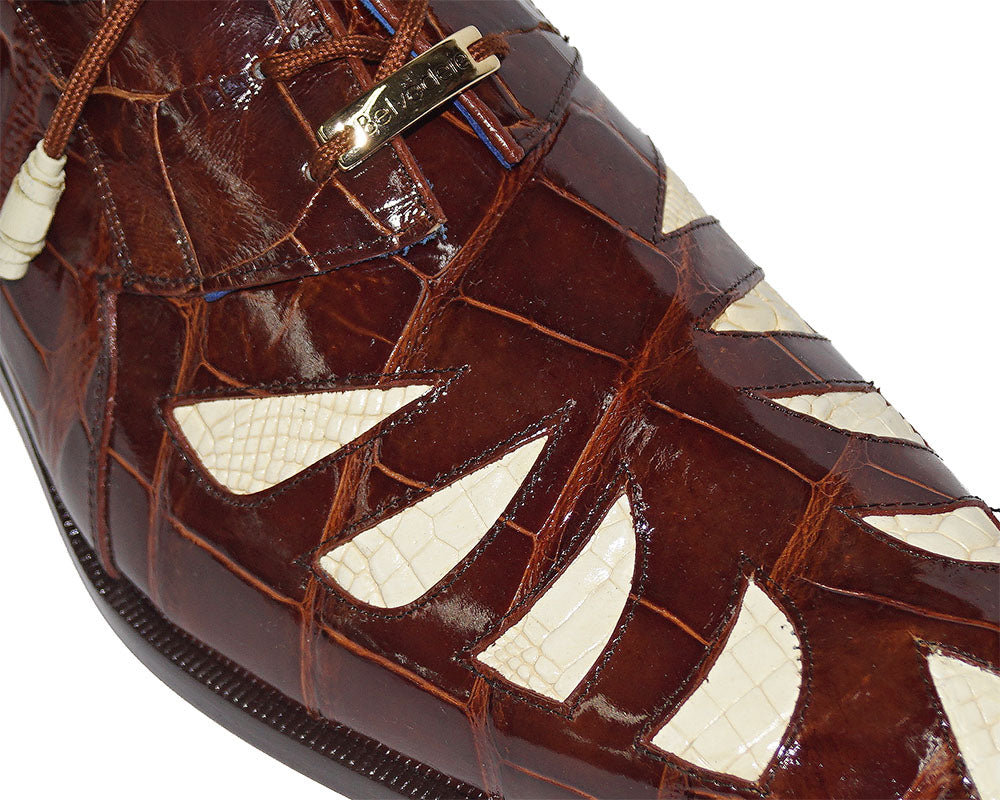 Belvedere Alligator Lace-Up Shoes 'Simon'