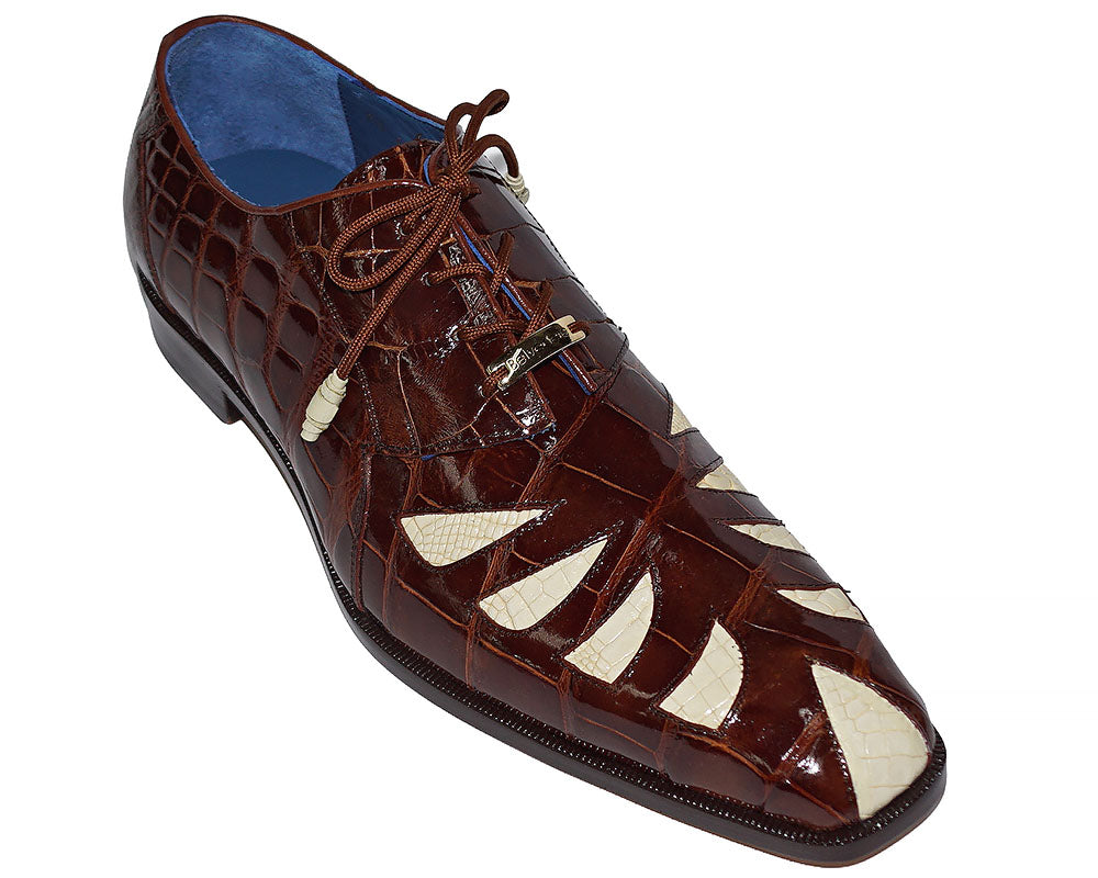 Belvedere Alligator Lace-Up Shoes 'Simon'