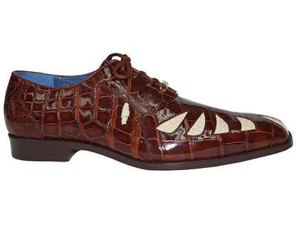 Belvedere Alligator Lace-Up Shoes 'Simon'