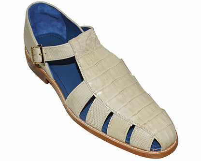 Belvedere Crocodile Sandal 'Fabrizio'