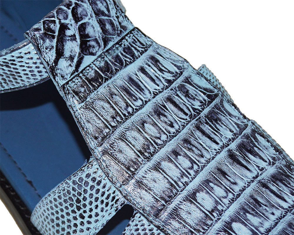 Belvedere Crocodile Sandal 'Fabrizio'