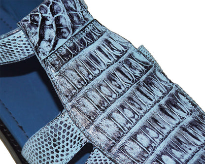 Belvedere Crocodile Sandal 'Fabrizio'