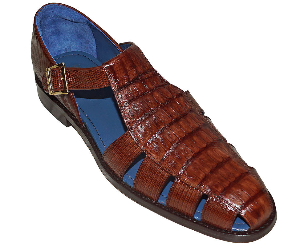 Belvedere Crocodile Sandal 'Fabrizio'