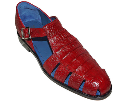 Belvedere Crocodile Sandal 'Fabrizio'