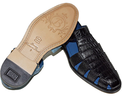 Belvedere Crocodile Sandal 'Fabrizio'