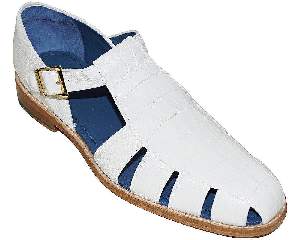 Belvedere Crocodile Sandal 'Fabrizio'