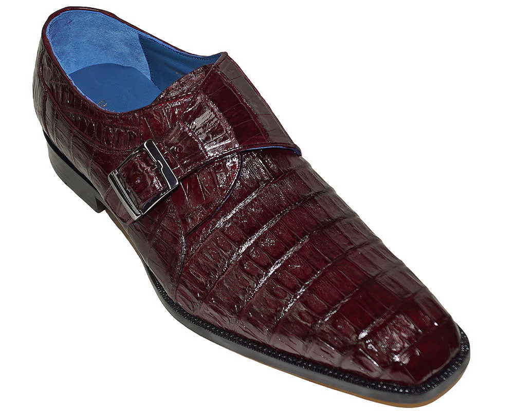 Belvedere Buckle Crocodile Shoes 'Toro'