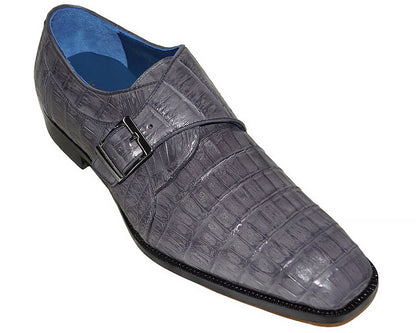 Belvedere Buckle Crocodile Shoes 'Toro'