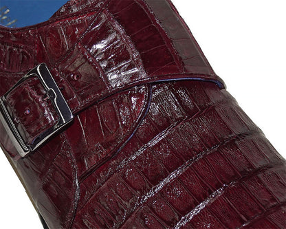 Belvedere Buckle Crocodile Shoes 'Toro'