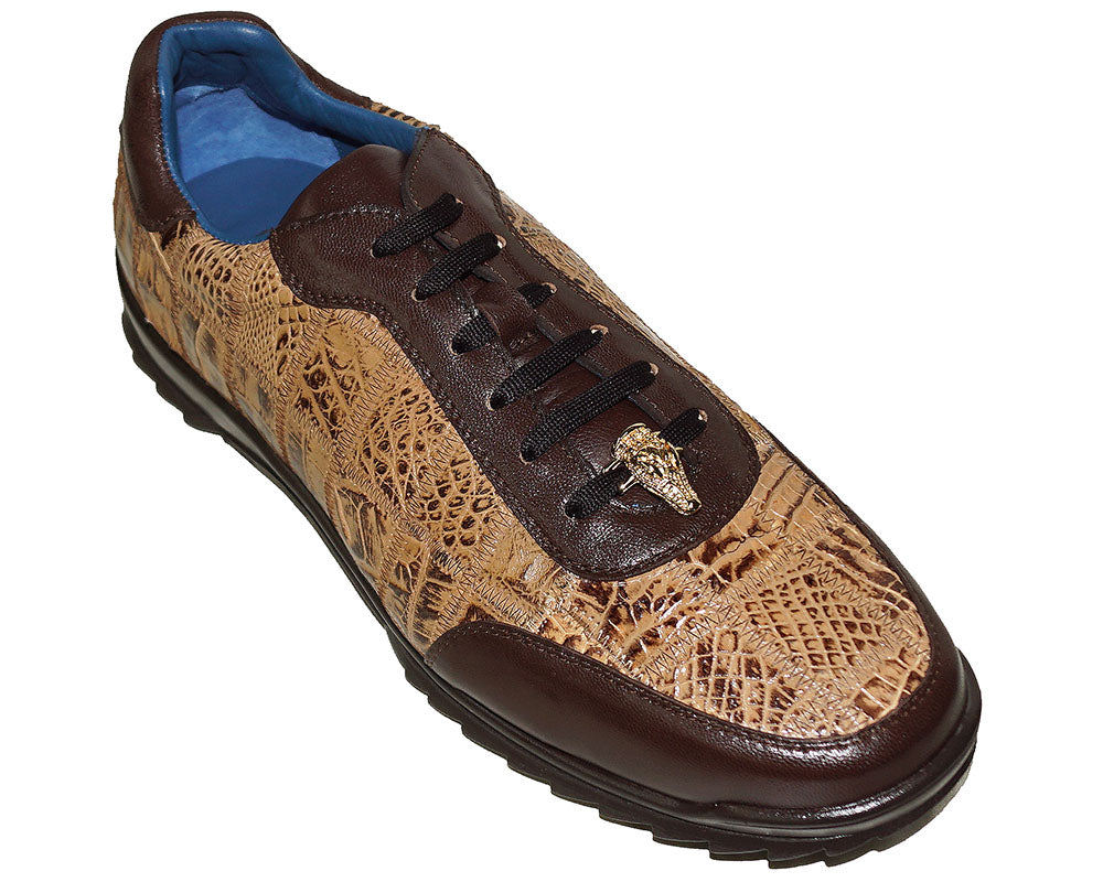 Belvedere Crocodile Lace-Up Casuals 'Apex'