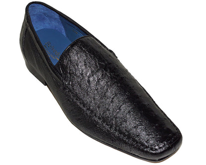 Belvedere Slip-On Ostrich Shoes 'Sacha'