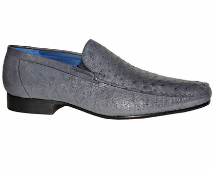 Belvedere Slip-On Ostrich Shoes 'Sacha'