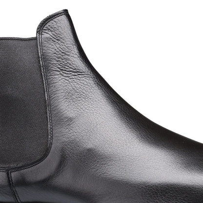 Chelsea 5 Boot – Black Milled Calf Leather | Pellevista