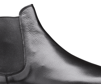 Chelsea 5 Boot – Black Milled Calf Leather | Pellevista