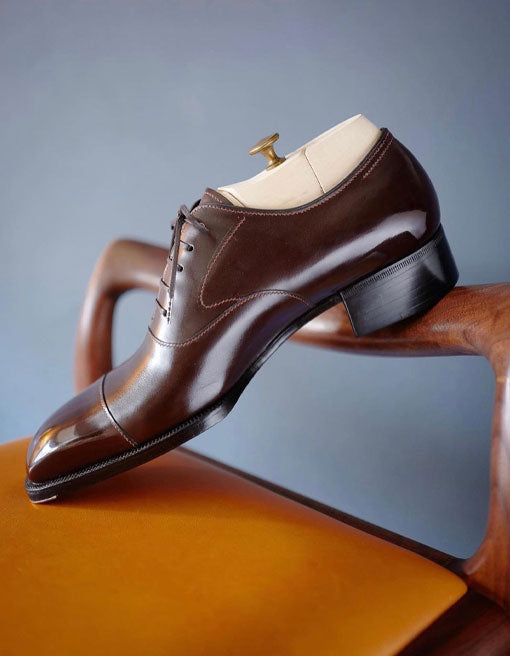 Dark Brown Captoe Oxford