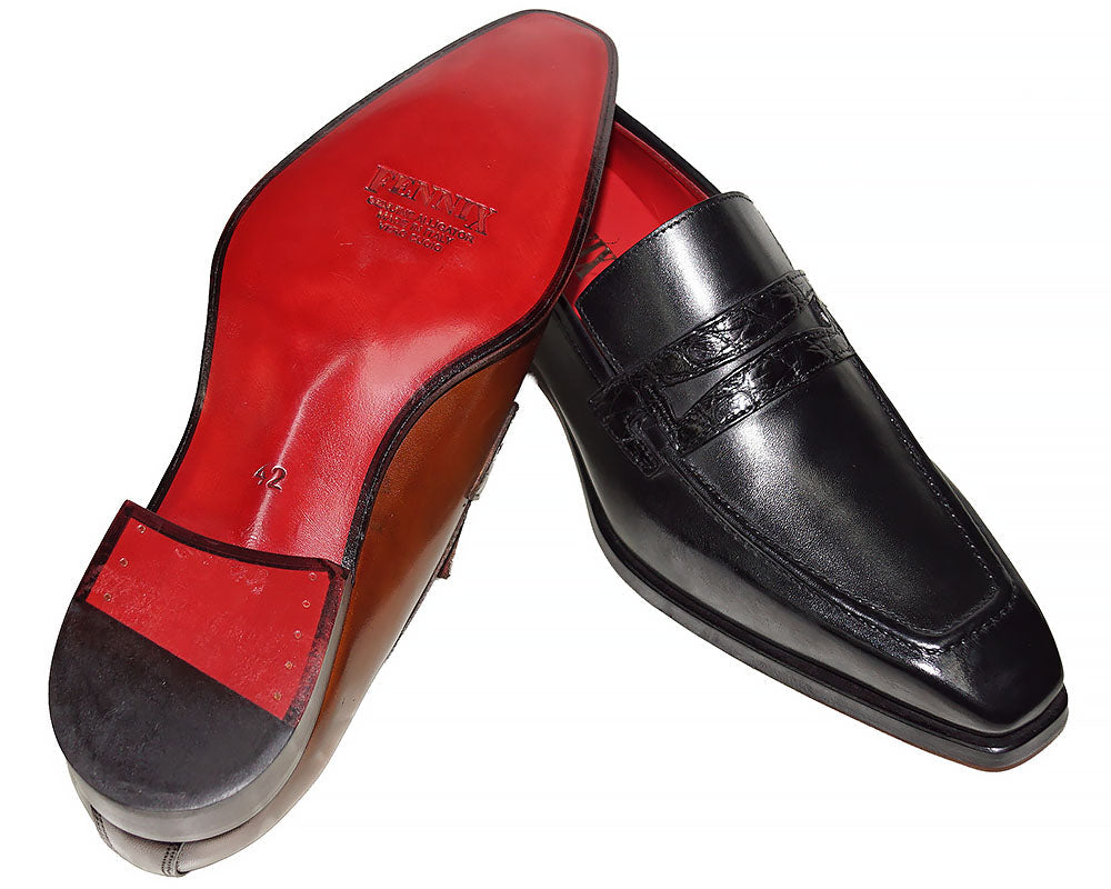 Fennix Slip-On Alligator/Calf 'Liam'