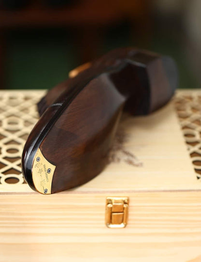 Arnold – Dark Brown Hatch Grain Oxford