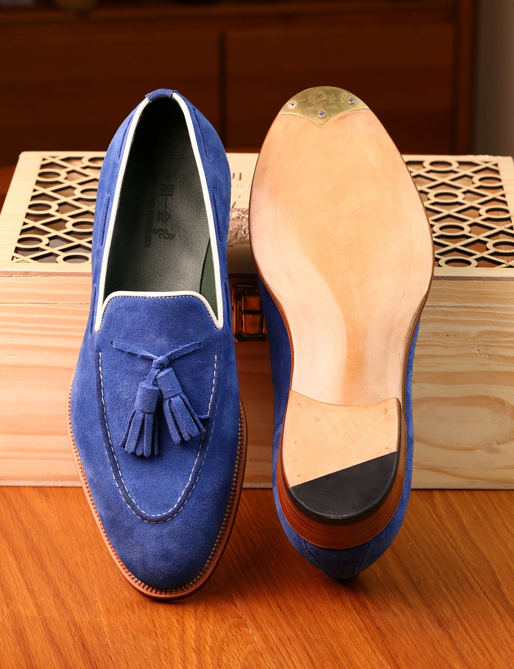 Limoges Suede Tassel Loafer