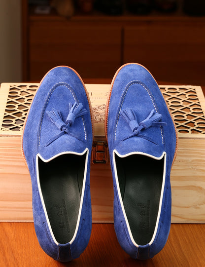 Limoges Suede Tassel Loafer
