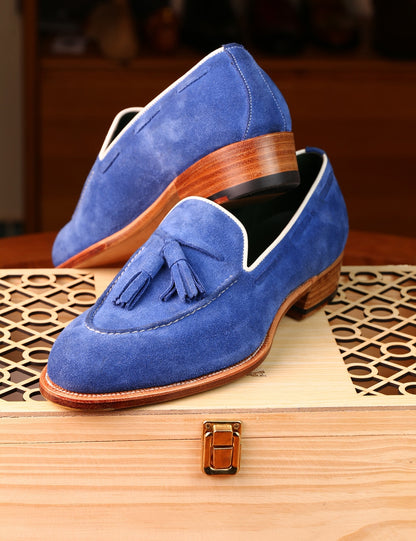 Limoges Suede Tassel Loafer
