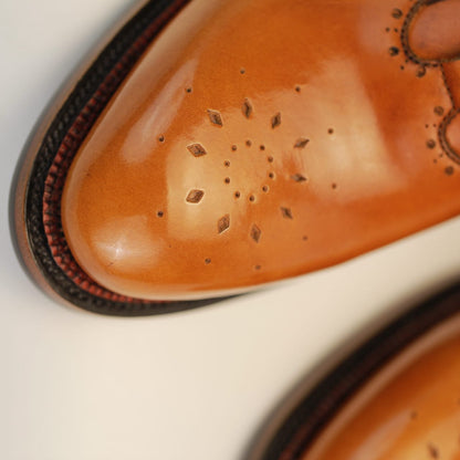 Hinode – Caramel Full Brogue Oxford
