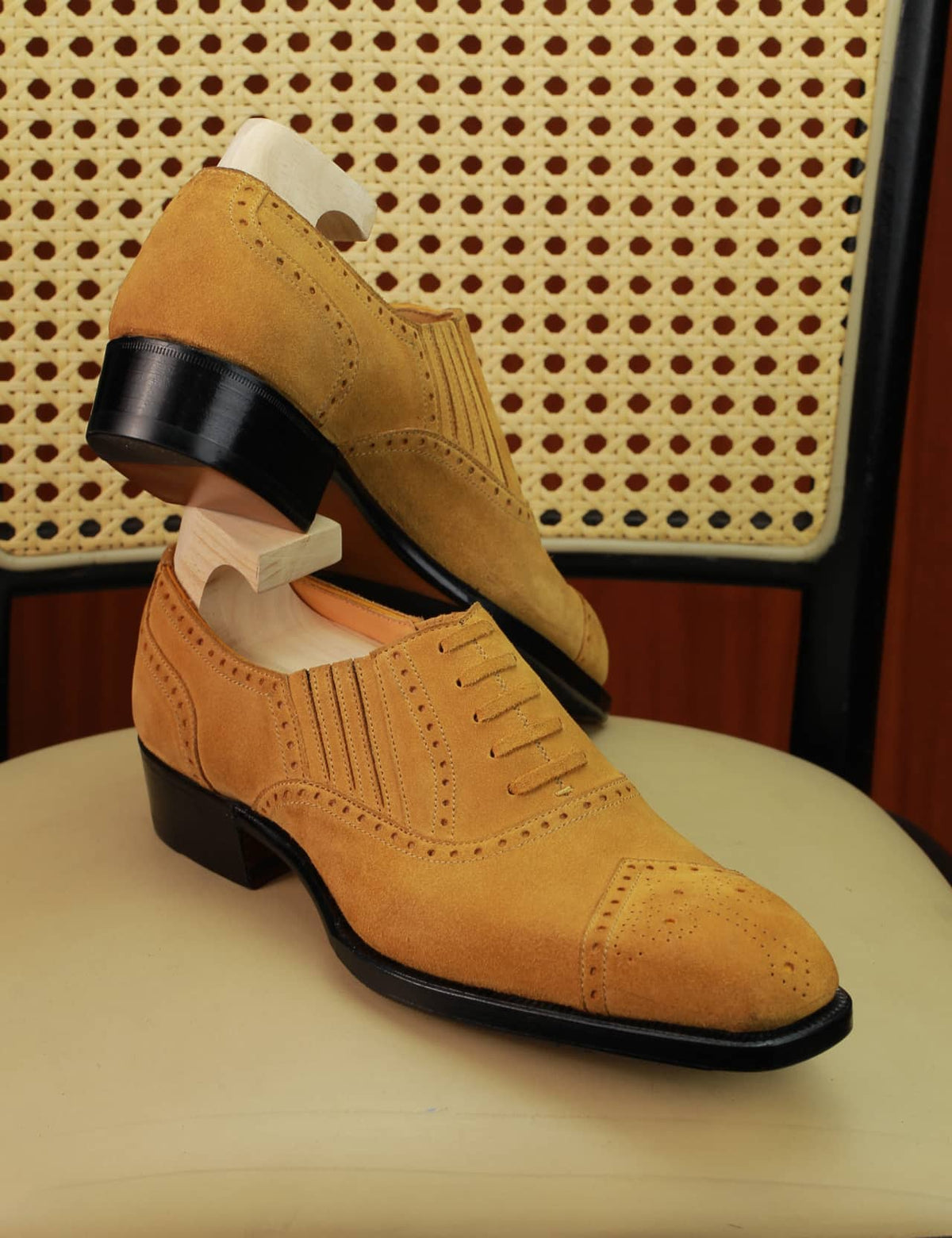 Lazyman Oxford in Suede