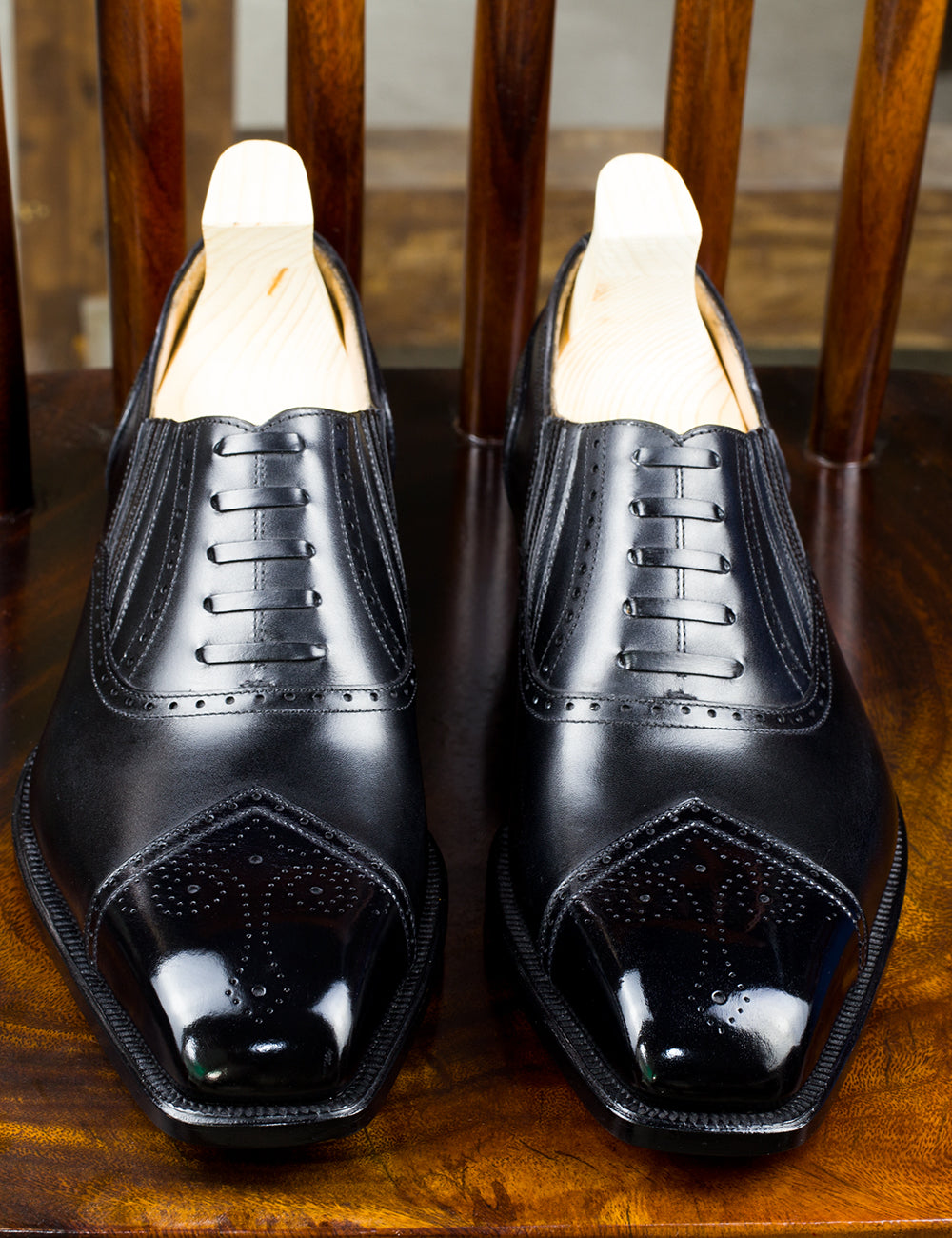 Black Lazy Man Oxford