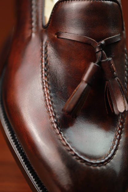 Darkbrown Museum Tassel Loafer