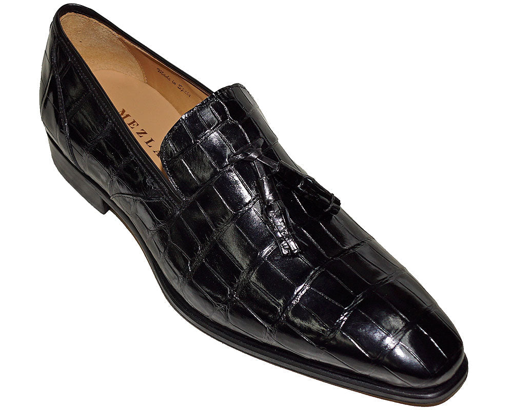 Mezlan Alligator Slip-On Shoes 'Stockholm'