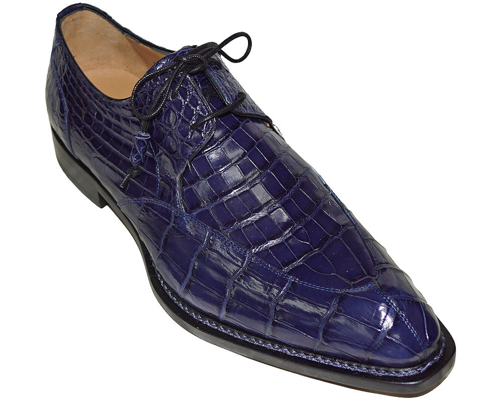 Mezlan Platinum Lace-Up Shoes 'Imperium'
