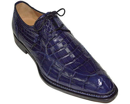 Mezlan Platinum Lace-Up Shoes 'Imperium'
