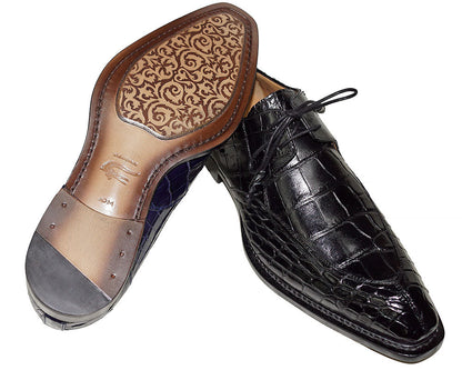 Mezlan Platinum Lace-Up Shoes 'Imperium'