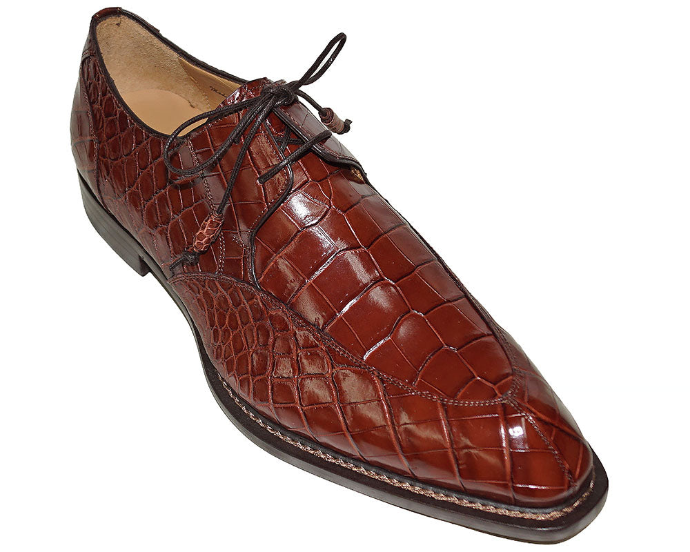 Mezlan Platinum Lace-Up Shoes 'Imperium'