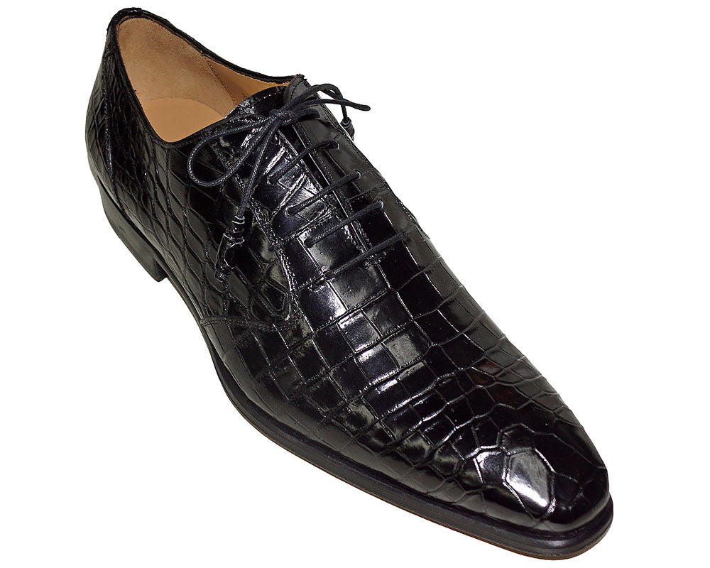 Mezlan Platinum Lace-Up Shoes 'Luxor'