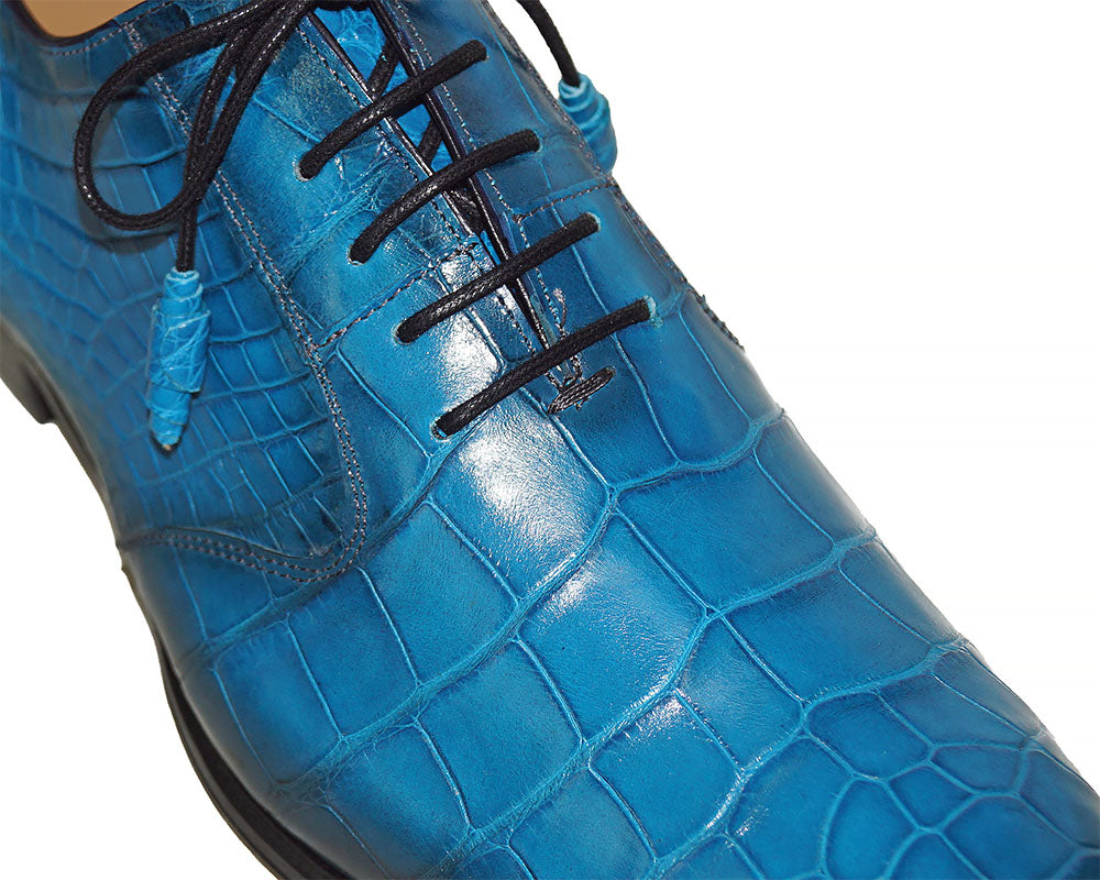 Mezlan Platinum Lace-Up Shoes 'Luxor'