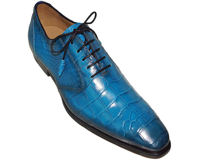 Mezlan Platinum Lace-Up Shoes 'Luxor'