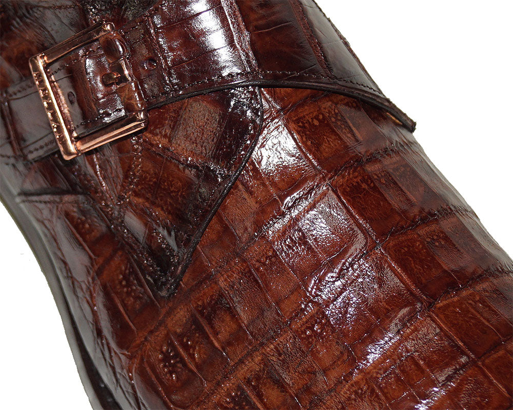 Mezlan Crocodile Buckle Shoes # 50225