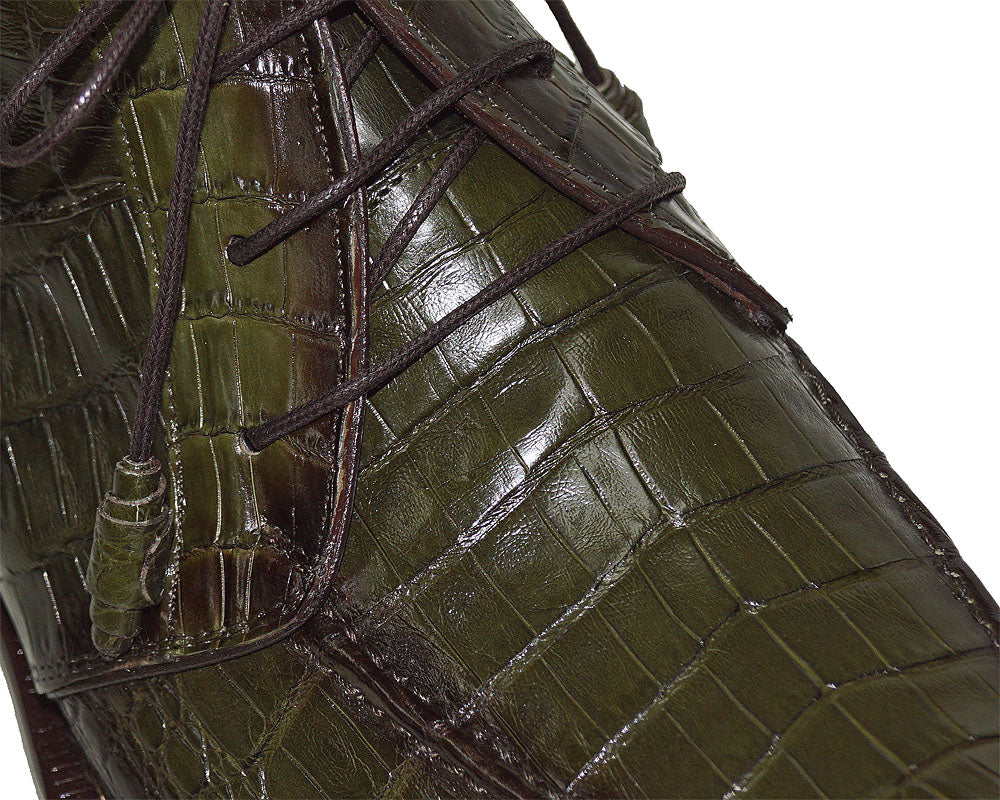 Mezlan Crocodile Split-Toe Boots # 50230