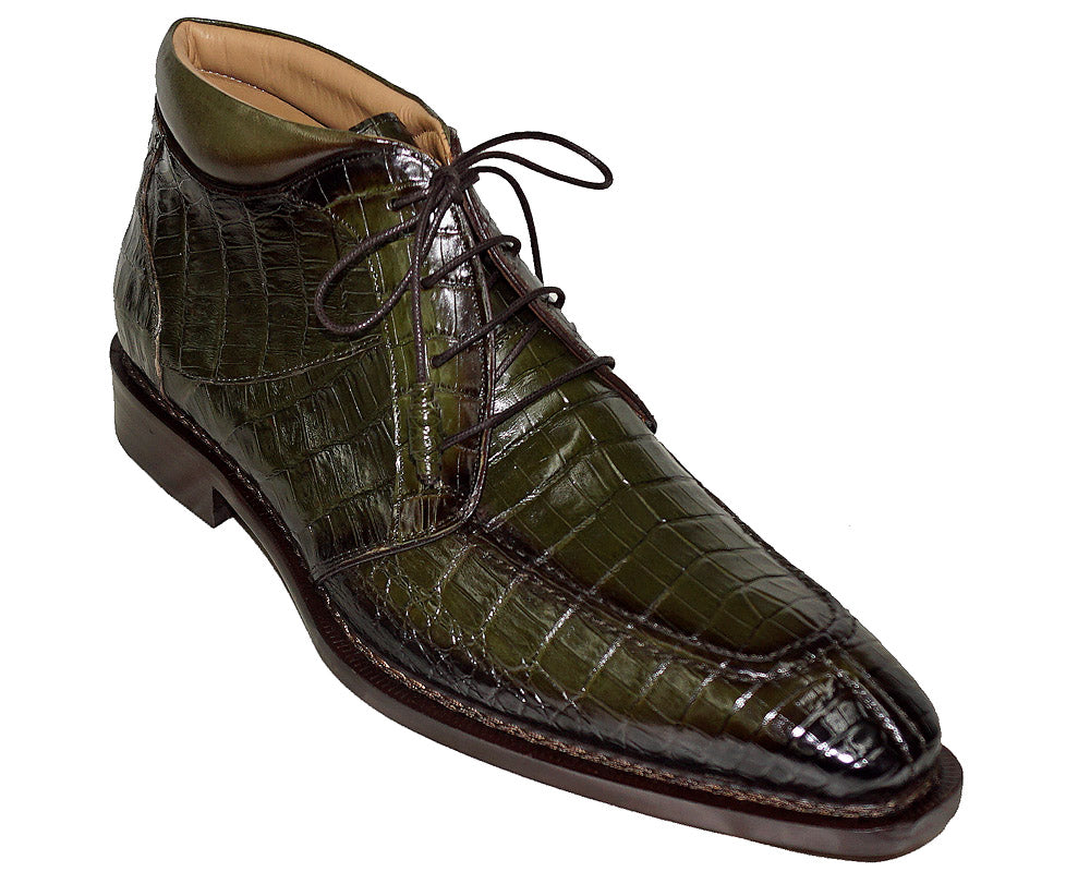 Mezlan Crocodile Split-Toe Boots # 50230