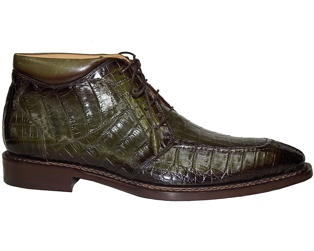 Mezlan Crocodile Split-Toe Boots # 50230