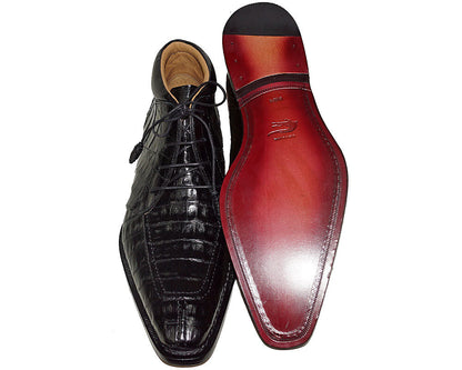 Mezlan Crocodile Split-Toe Boots # 50230